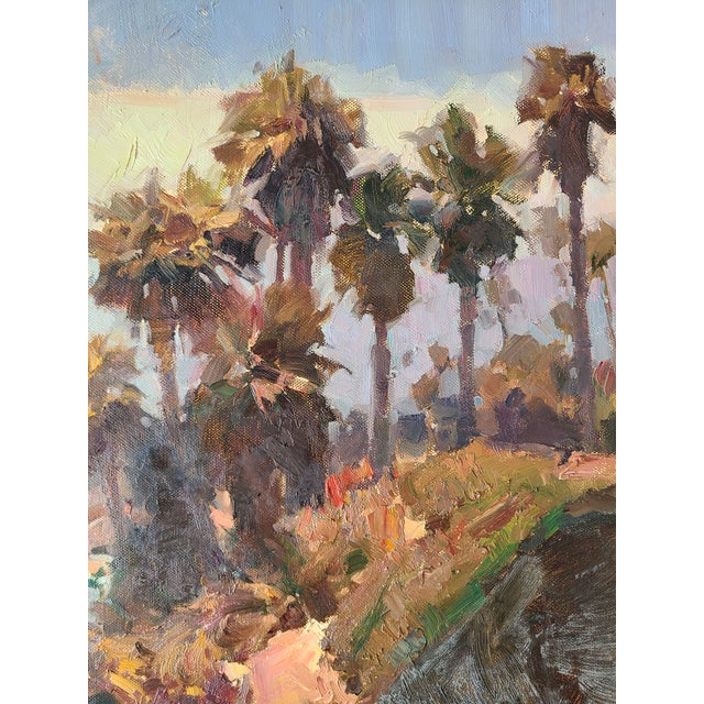 Calvin Liang Original Oil Painting Laguna Beach California Coastal Landscape For Sale - Image 4 of 15