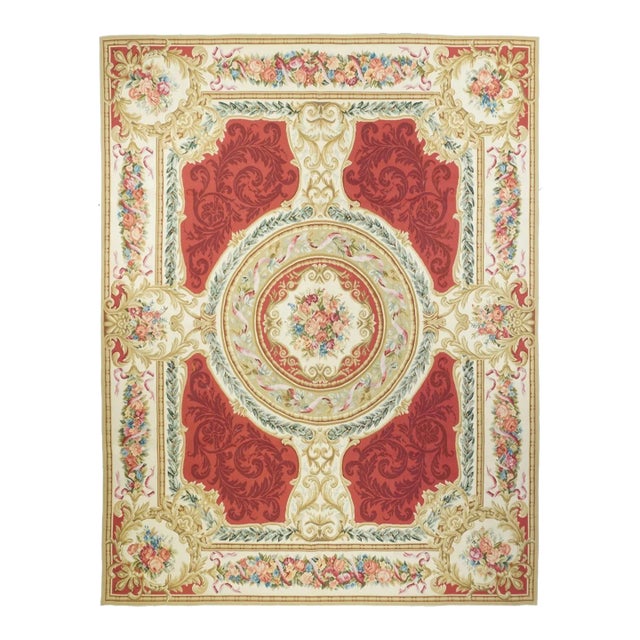 Aubusson Rug 7'5'' X 9'7'' For Sale