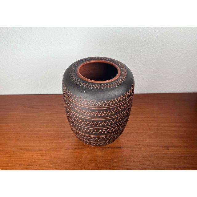 Large Mid-Century Modern German Studio Pottery Vase from Rudi Stahl, 1960s For Sale - Image 4 of 8