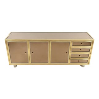 Sideboard by Michel Pigneres for LAngolo Metallarte Roma, France, 1970s For Sale