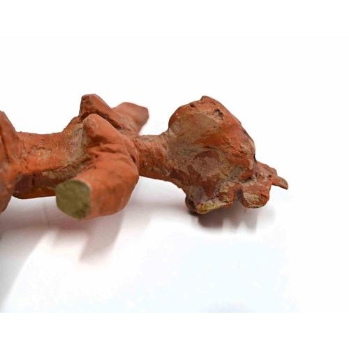 Sirio Pellegrini, Ballerina Terracotta Sculpture, 1960s, Terracotta For Sale - Image 4 of 5