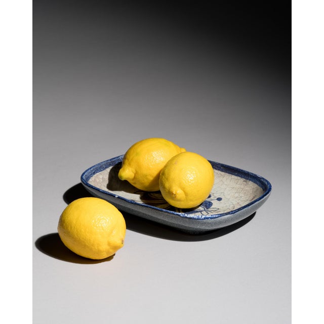 1960s Mid-Century Danish Ceramic Plate by Michael Andersen and Marianne Starck, Bornholm, 1960s For Sale - Image 5 of 10