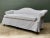 Hickory Chair Furniture Company Vintage Hickory Chair Tie Back Slipcovered Camelback Sofa For Sale - Image 4 of 13