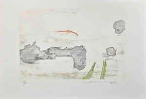 Hsiao Chin, Abstract Composition, Etching, 1977