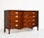 Elegant curves and timeless proportions define this mid century Federal-style triple dresser by Dixie. Crafted in rich...