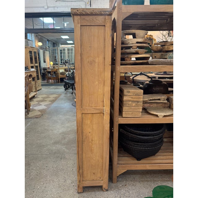 Wood Vintage Salvaged Wood Cabinet For Sale - Image 7 of 11