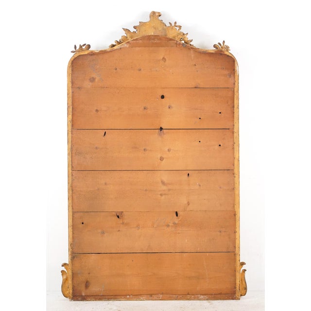 Antique European Louis XV Rococo Wall Mirror For Sale - Image 11 of 11