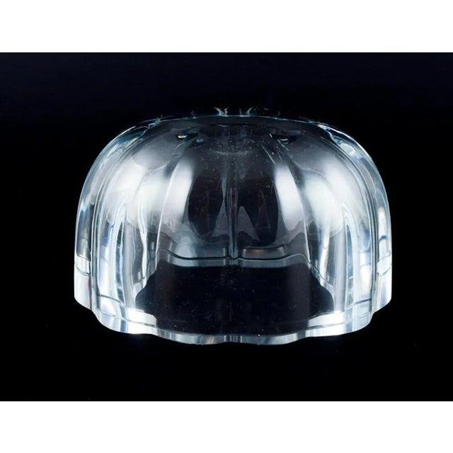 Metal Danish Goldsmiths Craft Art Glass Jar with Lid in Sterling Silver, 1960s For Sale - Image 7 of 9