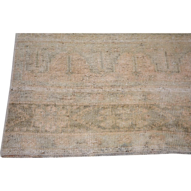 Vintage Turkish Anatolian Hand Knotted Wool Rug, 2'8x9'2 For Sale - Image 4 of 4