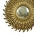 Vintage Sunburst Mirror in Gold Resin, 1960s For Sale - Image 4 of 14