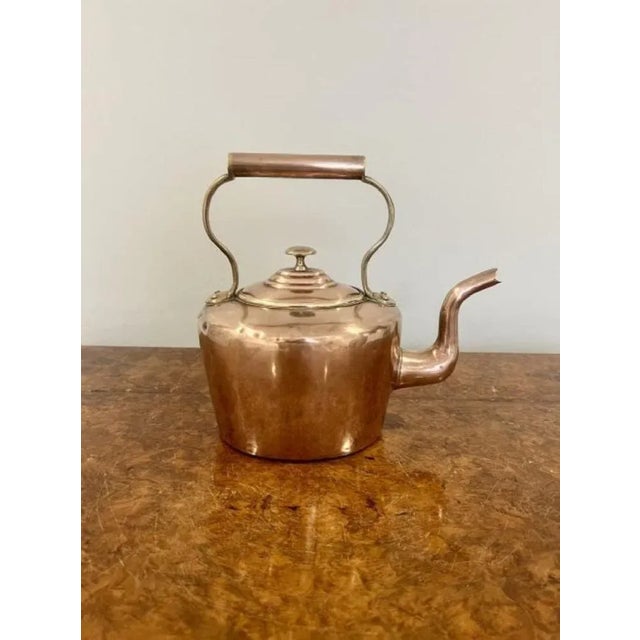 Early 19th Century George III Copper Kettle, 1800s For Sale - Image 5 of 5