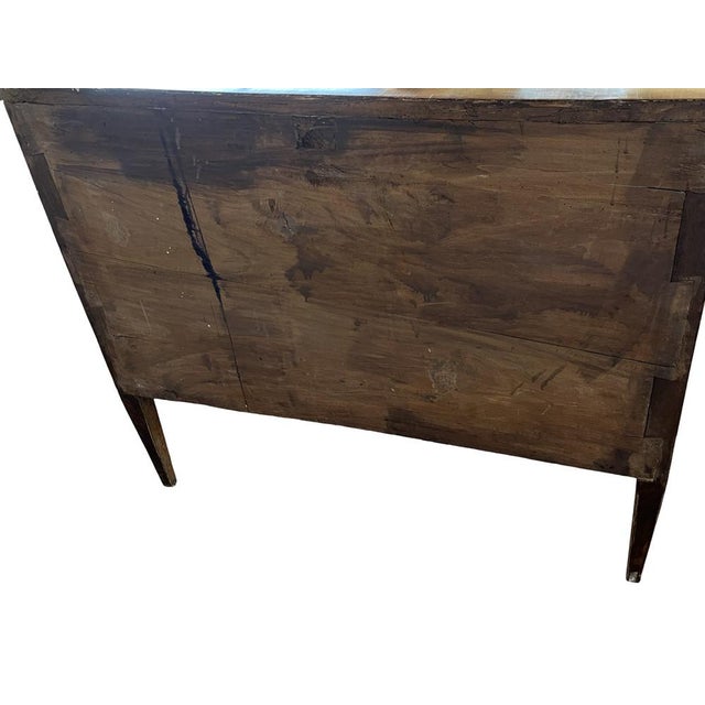 Italian Neoclassical Walnut Commode, 18th Century For Sale - Image 15 of 16