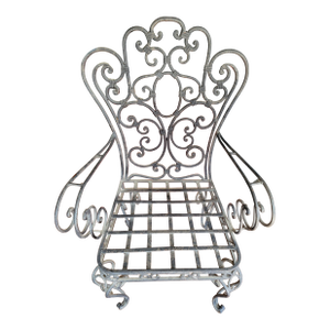 Iron Outdoor Victorian Style Chair