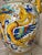 Monumental Antique Handmade Italian Majolica Painted Terracotta Gp Pottery Vase For Sale - Image 15 of 17