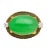 Contemporary 9.40 Carat Type A Fei Cui Jadeite Jade and Diamond Ring in Textured 18K Gold, Size 7 For Sale - Image 3 of 6