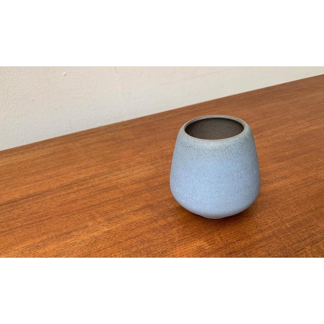 Mid-Century Modern Mid-Century German Minimalist Studio Pottery Vase by Hildegard and Peter Delius for Hamelner Kunsttöpferei, 1960s For Sale - Image 3 of 17