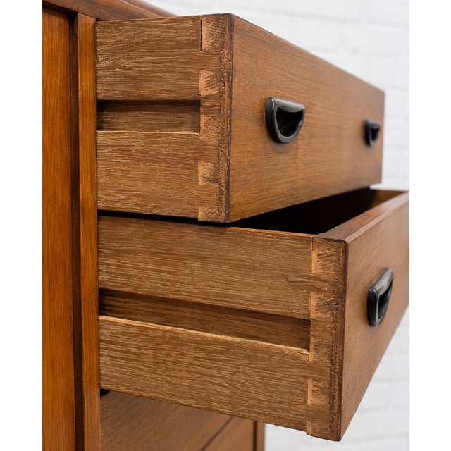 Mid Century Danish Rosewood Credenza | Sideboard Dresser, Denmark, C. 1960s For Sale - Image 11 of 14