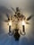 Italian Wall Sconces with Amethyst and Smoky Glass Blossoms, 1950s, Set of 2 For Sale - Image 10 of 18