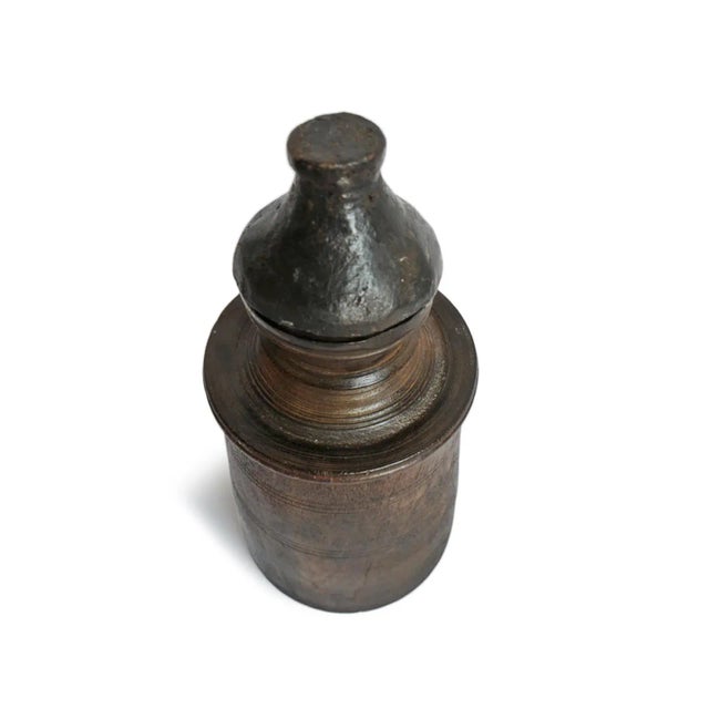 Beautiful old wood container from the Humla Mountain People of Nepal. These handmade utilitarian pots were used for every...