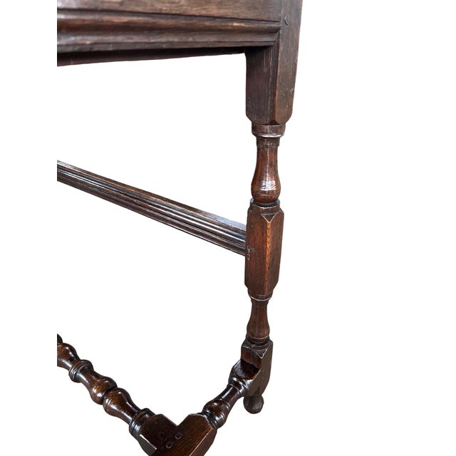 18th Century Jacobean English Oak Side Table For Sale - Image 15 of 18