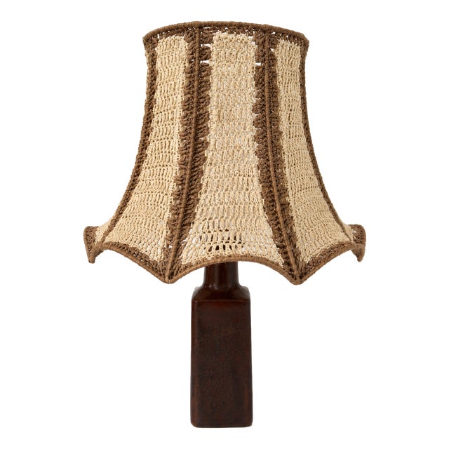 Mid-Century Modern Danish Ceramic Table Lamp by Désirée Stentøj, 1970s For Sale