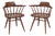 George Nakashima Walnut Captain's Armchairs, Pair For Sale
