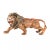 Vienna bronze painted miniature "Lion", Bergman factories. Spectacular plastic of the first third of the 20th century. The...