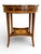 Maitland Smith Sheraton Style Round Inlaid Side Table. Features high-quality construction with lovely mahogany, satinwood,...