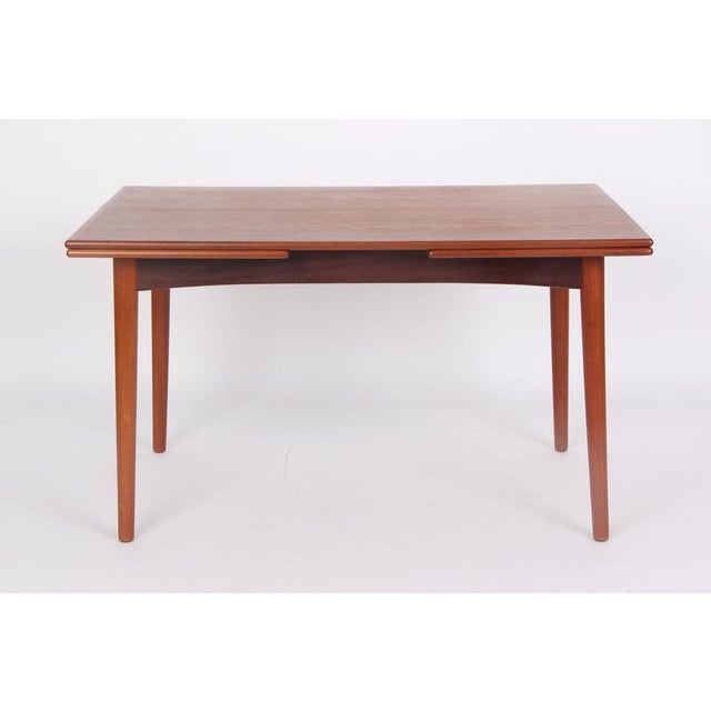 Danish Teak Dining Table with Extension Leaf, 1960s For Sale - Image 12 of 12