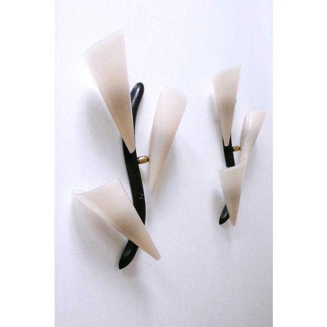 Mid-Century Modern Sconces or Wall Lamps, Germany, 1950s, Set of 2 For Sale - Image 6 of 18