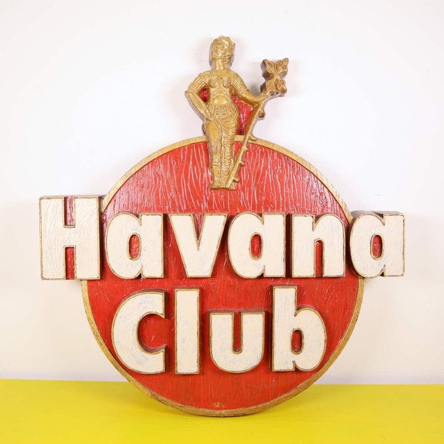 Vintage Havana Club Sign For Sale - Image 10 of 10