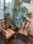 This exceptional pair of chairs carries an authentic, numbered design inventory registry sticker from Swimmer Cole...