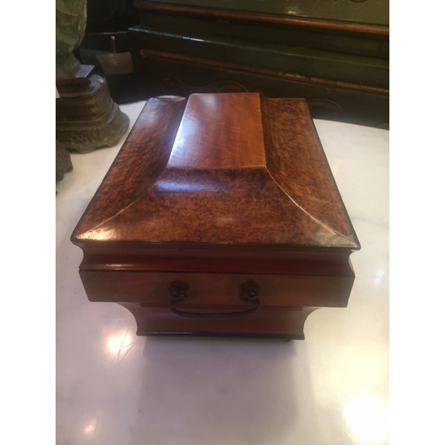 Brown Early 19th C. English Sewing Box For Sale - Image 8 of 9
