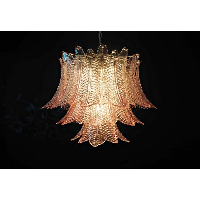 Italian Murano Felci Glass Chandeliers, 1980s, Set of 2 For Sale - Image 11 of 18