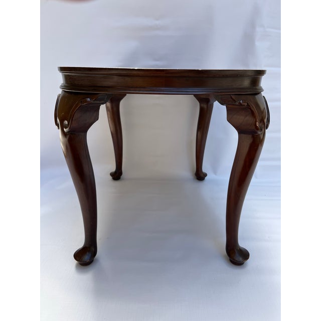 Queen Anne Carved Wood Table For Sale - Image 4 of 10