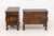Louis XVI Style Walnut Bombe Chests, Pair For Sale - Image 10 of 10