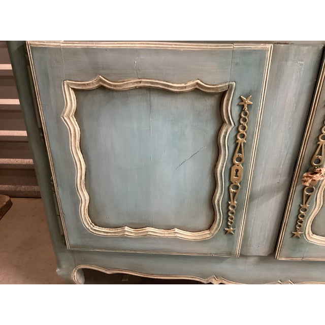 Antique French 19th C. Painted Buffet For Sale - Image 14 of 14
