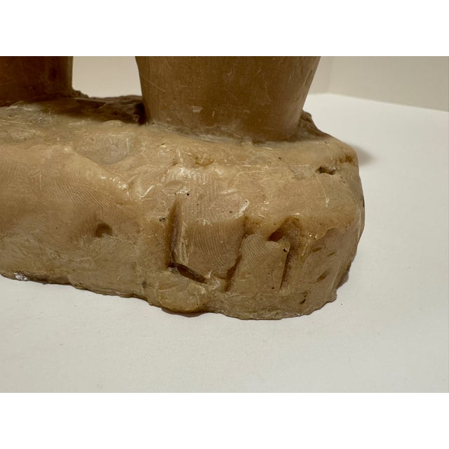 Mid 20th Century Larry Mohr Signed Resin Figurative Torso Sculpture Modernist Female Form For Sale - Image 9 of 9