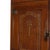 Brown Antique Hoosier Oak Porcelain Top Cabinet With Mirror Unsigned For Sale - Image 8 of 13