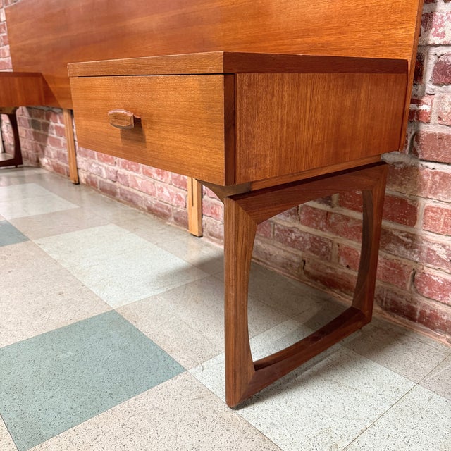 Mid-Century Modern G-Plan Quadrille Headboard by R. Bennett For Sale - Image 3 of 6