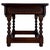 Wood Small Early 20th Century Antique English Oak Side Table For Sale - Image 7 of 11