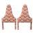 1980s Pair Custom Twin Upholstered High Peak Regency Chinoiserie Headboards For Sale