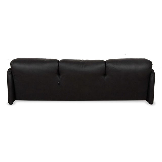 Vegan Leather Three-Seater Sofa from Cassina For Sale - Image 9 of 11