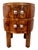 Exceptional and very rare Art Deco small cabinet, Central Europe 1930s. Barrel shape construction, spruce and plywood...