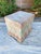 Late 20th Century Vintage Hand-Painted Flame Chevron Wood Box on Stand For Sale - Image 5 of 11