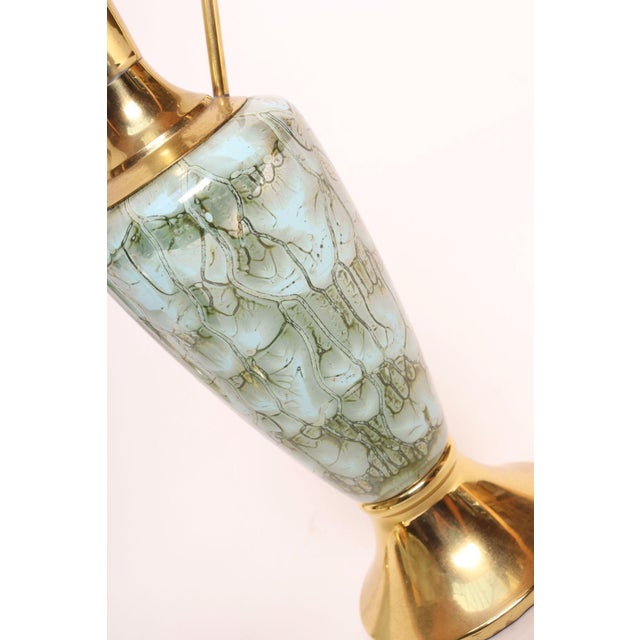 Collection of Four Vintage Dutch Delftware Porcelain and Brass Vessels and Ewers For Sale - Image 10 of 18