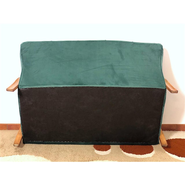 Vintage Italian Two-Seater Sofa, 1940s For Sale - Image 12 of 13