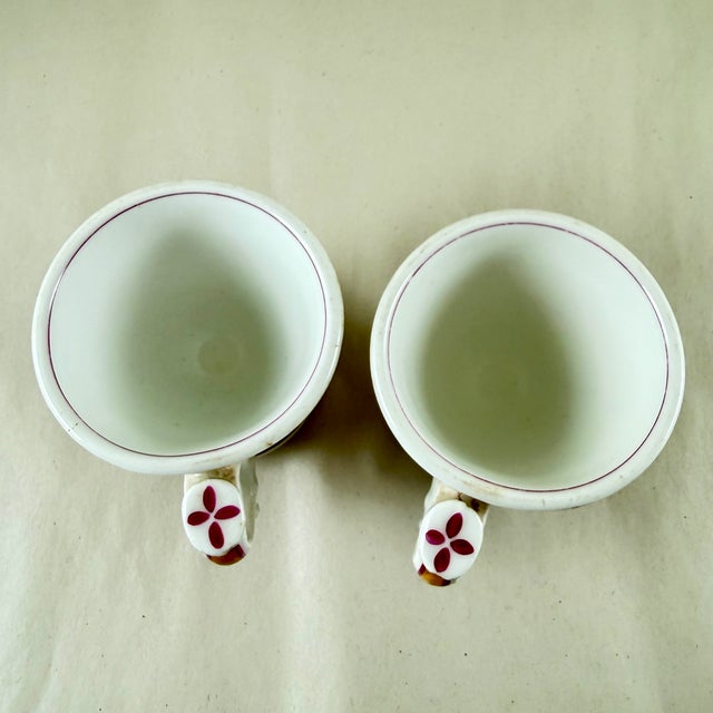 French Café Brûlot Cups, a Pair For Sale - Image 11 of 11