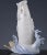 Hirado Blue and White Leaping Carp, Japanese, circa 19th Century A well-modeled porcelain carp is depicted leaping up...