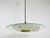 Metal Italian Midcentury Brass and Glass Chandelier, 1950s For Sale - Image 7 of 13